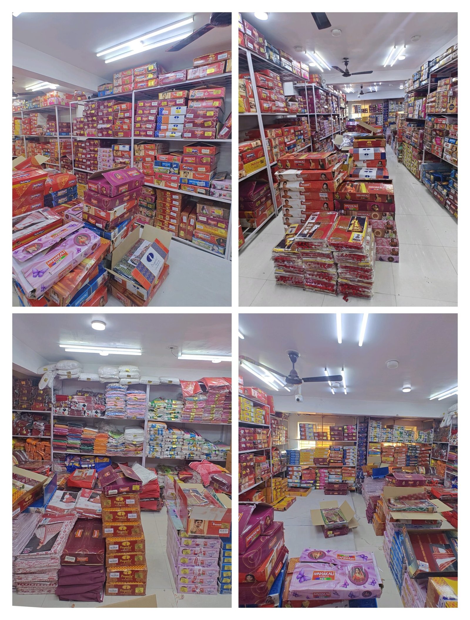 Santosh Synthetics wholesale saree bulk stock showroom Jamshedpur — serving Dhanbad retailers