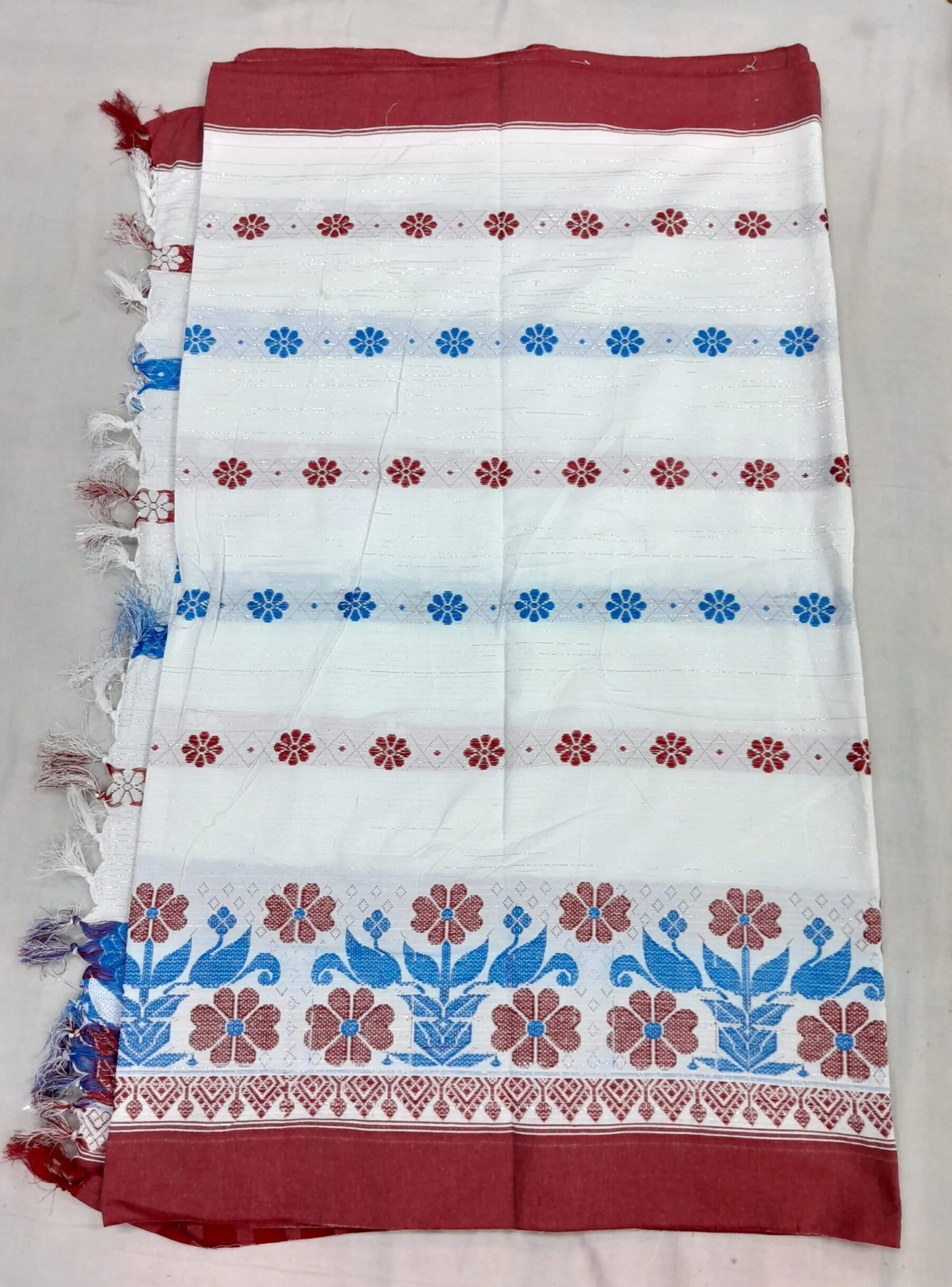 Flower Print Saree