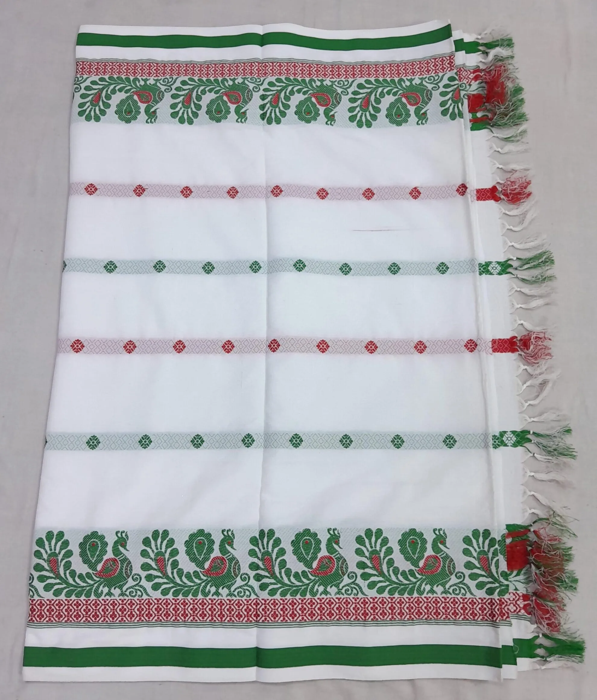 Printed and Butti Saree