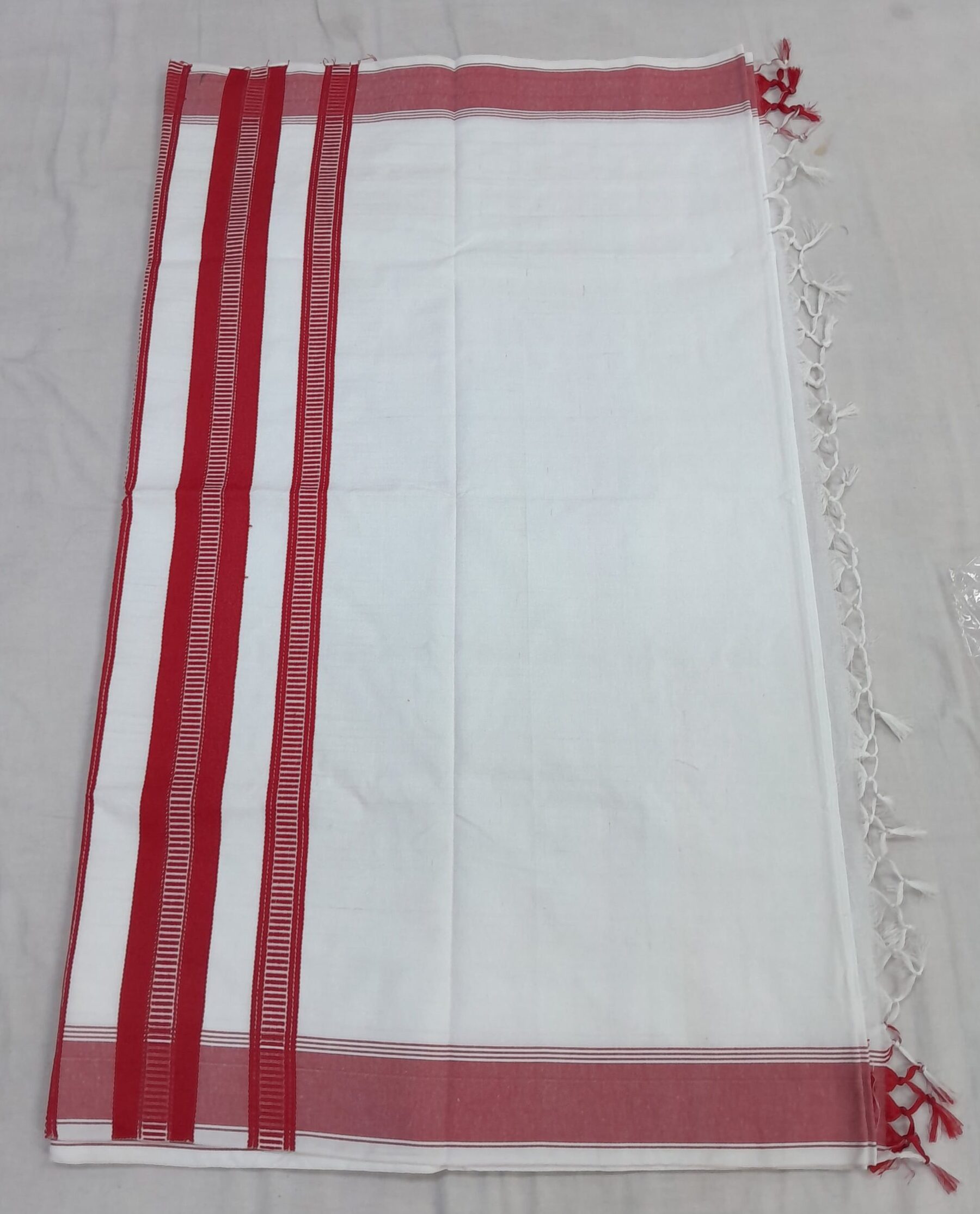 Red Border Traditional Saree