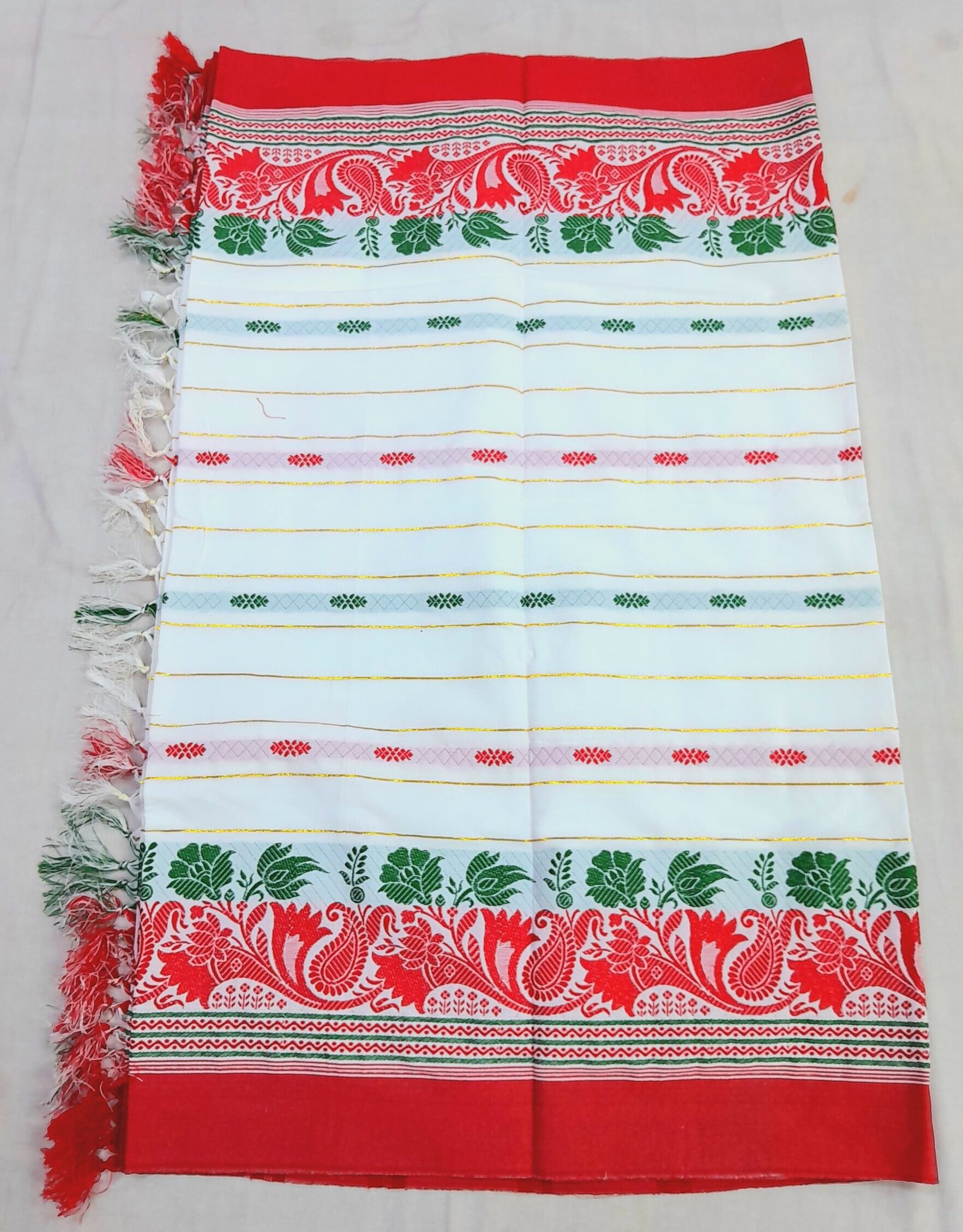 Santhali Border Print Saree